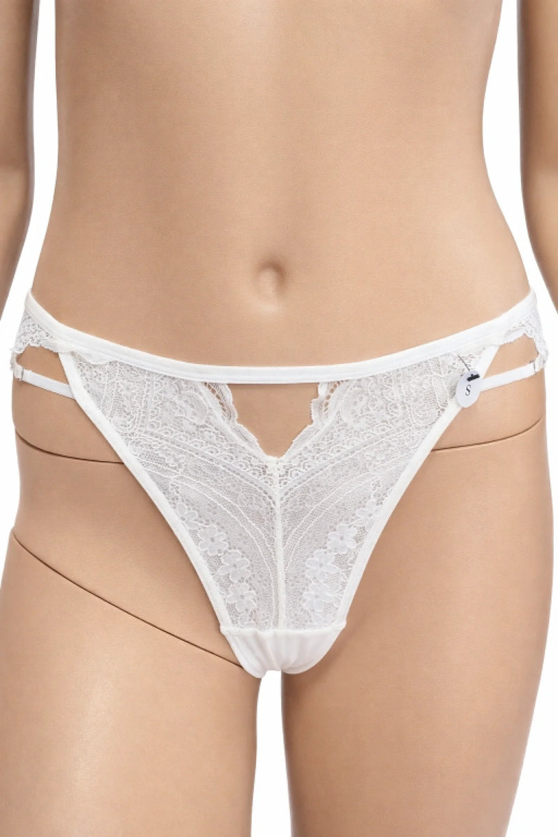 Hunkemöller бели дантелени бикини – размер S