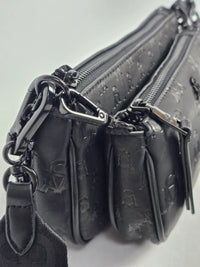 Нова дамска чанта Steve Madden BWEBBER Black Monogram – снимка 3