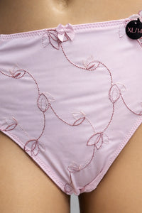 Hunkemöller дамско долнище XL в нежно розово с бродерия – снимка 3