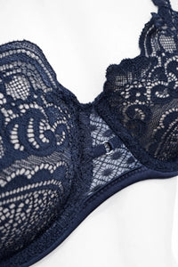 Hunkemöller черен дантелен сутиен 70E – снимка 3