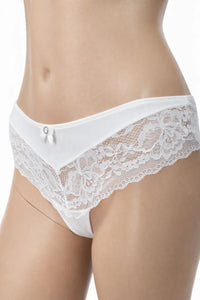Hunkemöller бикини с дантела, размер S – бели – снимка 2