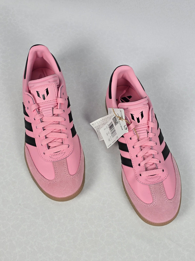 Adidas Samba Messi Miami IH8158 – Розово / Черно / Gum | Нови с етикети