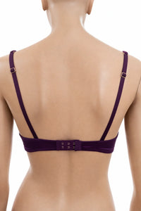 Hunkemöller лилав комплект бельо с дантела – сутиен 70C и бикини XL – снимка 8