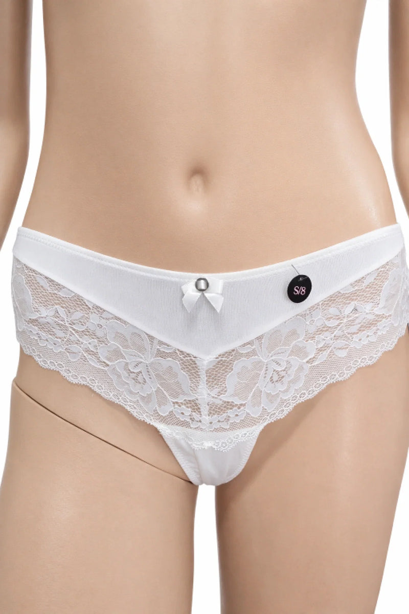 Hunkemöller бикини с дантела, размер S – бели