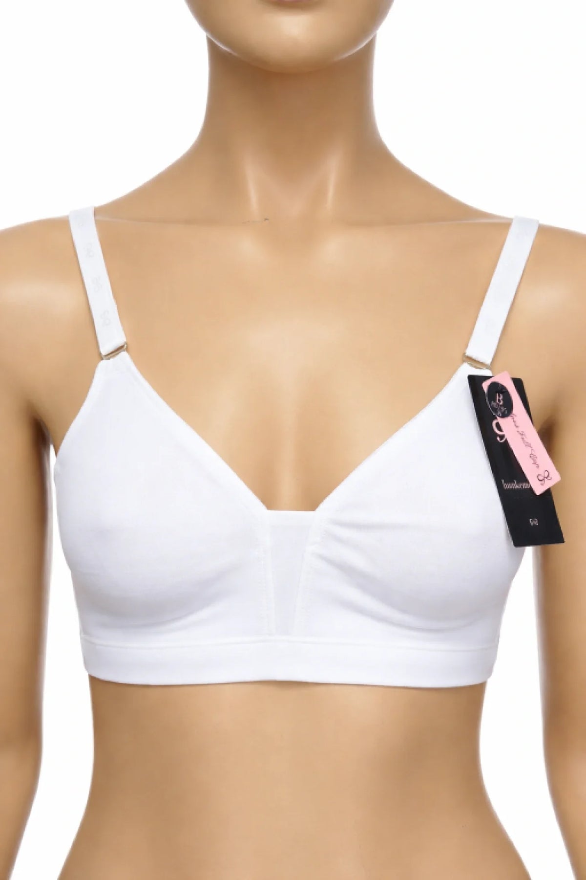 Hunkemöller бял сутиен 80B с меки чашки и регулируеми презрамки