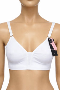 Hunkemöller бял сутиен 80B с меки чашки и регулируеми презрамки