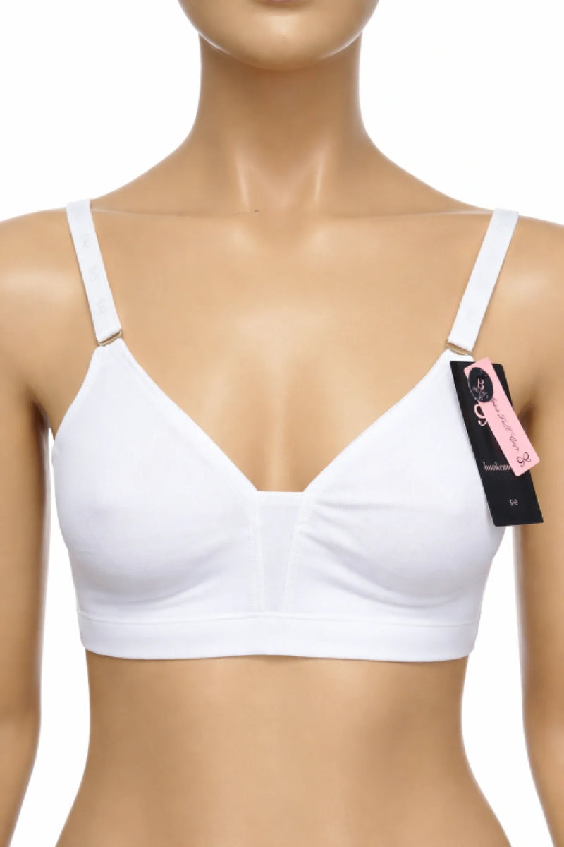 Hunkemöller бял сутиен 80B с меки чашки и регулируеми презрамки